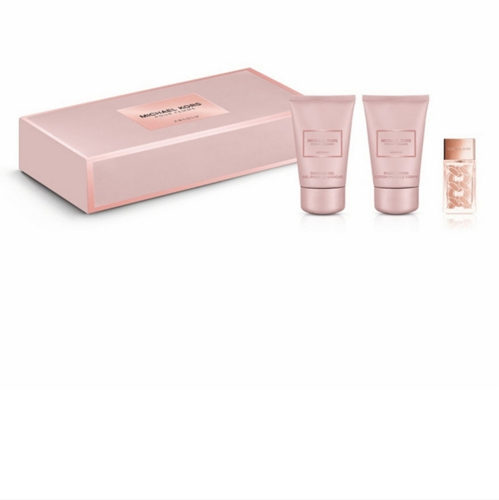 Michael Kors Pour Femme Absolu  Gift Set, Mini EDP, Shower Gel, Body Lotion